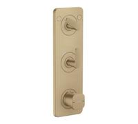 Hansgrohe hansgrohe Thermostat-module Axor Citterio C cubic cut, bronze brossé, encastré avec plaque Quantité:1