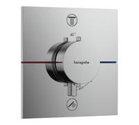 Hansgrohe hansgrohe Thermostat ShowerSelect Comfort E encastré, 2 sorties, mitigeur sécurité, chromé Quantité:1