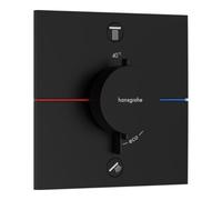 Hansgrohe hansgrohe Thermostat ShowerSelect Comfort E encastré, 2 voies, mitigeur, mat-noir Quantité:1