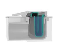 Hansgrohe hansgrohe uBox siphon universel plat S Quantité:1