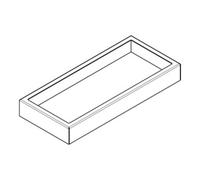 Hansgrohe hansgrohe XtraStoris Couvercle 15x30x14 pour poubelle Quantité:1