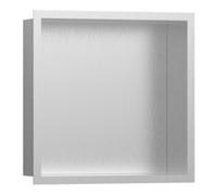 Hansgrohe Niche murale XtraStoris Individual 56097800 – inox brossé, cadre design 300x300x100 mm