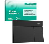 hansgrohe iFrame Element 66003670 Plaque de déclenchement en métal pour chasse d'eau encastrée hansgrohe iFrame Noir mat