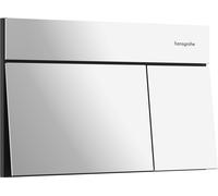 hansgrohe iFrame élément E Plaques de déclenchement pour chasse d'eau à 2 quantités, 66003000, Couleur: chrome