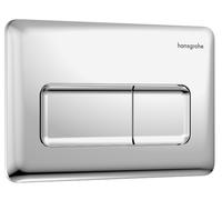 hansgrohe iFrame Original Q Plaques de déclenchement pour chasse d'eau à 2 quantités, 66001000, Couleur: chrome