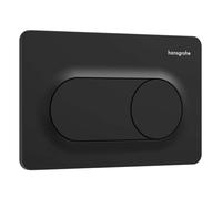 Hansgrohe Plaque de déclenchement iFrame Original S – double chasse d'eau – noir mat 66002670