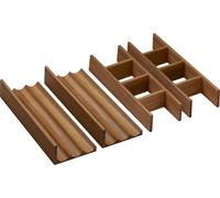 hansgrohe IntraStories Séparation intérieure de tiroir set 320, pour élément bas WT 1180/475 et 1180/550, bois massif, noyer foncé, 54234630