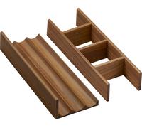 hansgrohe IntraStories Séparation intérieure de tiroir set 320, pour élément bas WT 580/475 et 1375/550, bois massif, noyer foncé, 54231630