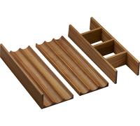 hansgrohe IntraStories Séparation intérieure de tiroir set 320, pour élément bas WT 780/475, 780/550 et 1575/550, bois massif, noyer foncé, 54232630