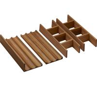 hansgrohe IntraStories Séparation intérieure de tiroir set 320, pour élément bas WT 980/475 et 980/550, bois massif, noyer foncé, 54233630
