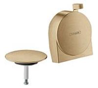 hansgrohe jeu de garnitures Exafill S 58117140 bec de baignoire, avec jet de choc, bronze brossé