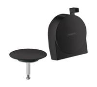 Hansgrohe Jeu de garnitures Exafill S 58117670, remplissage de baignoire, jet d'inondation, noir mat
