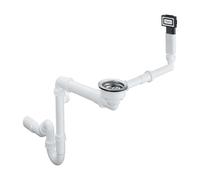 Hansgrohe - Kit de trop-plein pour évier granit, un bac, chrome 43927000