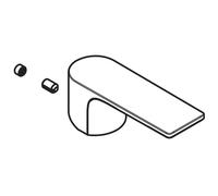 Hansgrohe - Levier de commande Rebris E, noir mat 94645670