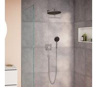 hansgrohe LivaFine Ensemble de douche encastré avec mitigeur thermostatique, 15622000#Set4,
