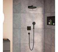hansgrohe LivaFine Ensemble de douche encastré avec mitigeur thermostatique, 15622670#Set4,