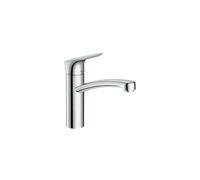 Hansgrohe Mitigeur de cuisine sur pied Logis M31 – CoolStart, bec pivotant, hauteur 160 mm – Chromé