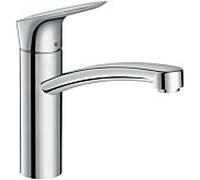 hansgrohe Logis 160 mélangeur de cuisine chromé , bec pivotant à 360 °