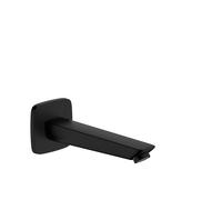 hansgrohe Logis Bec déverseur pour baignoire, saillie 195mm, noir mat, 71410670