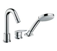 Hansgrohe Logis Ensemble de finition pour robinet de baignoire 3 trous pour corps encastré 13437180 chrome 71310000