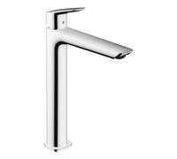 hansgrohe Logis Fine 71258001 Robinet d'évier de salle de bain moderne à 1 poignée et 1 trou 22,9 cm de haut Chromé
