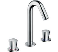 Hansgrohe Mitigeur de lavabo 3 trous Logis ComfortZone150 avec vidage saillie 109 mm chromé 71133000