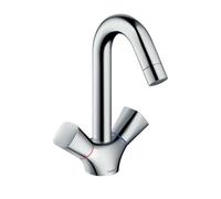 hansgrohe Logis Mélangeur de lavabo avec tirette et vidage synthétique, chromé, 71222000