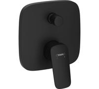 Hansgrohe Mitigeur baignoire encastré Logis 71405670 – 2 sorties, monocommande, noir mat