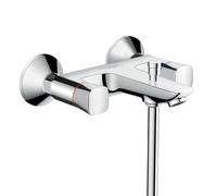 hansgrohe Logis Mitigeur de bain à 2 poignées, apparent, 2 consommateurs, saillie 217mm, chromé, 71243000