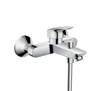 hansgrohe Logis Mitigeur de baignoire en applique, Mitigeur monocommande, 71400000,