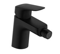 Hansgrohe Mitigeur de bidet sur pied Logis ComfortZone70, bonde à tirette, noir mat 71204670