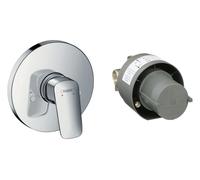 Hansgrohe Logis - Mitigeur de douche encastré, avec corps d’encastrement, chrome 71666000