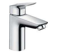 Hansgrohe Mitigeur de lavabo Logis – Tirette et vidage, Hauteur sous bec 93 mm, EcoSmart, Chromé