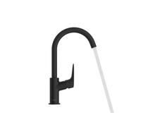 hansgrohe Logis mitigeur lavabo 71130670 garniture de vidange Tirette en plastique, avec bec pivotant