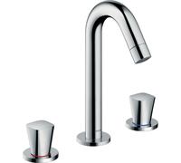 Hansgrohe Mitigeur de lavabo 3 trous Logis ComfortZone150 avec vidage saillie 109 mm chromé 71133000