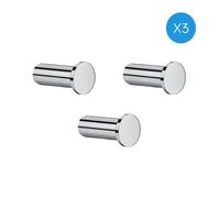 Hansgrohe - Logis Universal Lot de trois crochets porte-serviette, Chrome (41711000-TRIOLOGIS)
