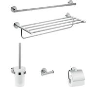 hansgrohe Logis UNIVERSAL Set daccessoires de salle de bain, 5 pièces, chrome, 41728000
