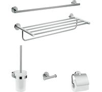 hansgrohe Logis UNIVERSAL Set daccessoires de salle de bain, 5 pièces, chrome, 41728000