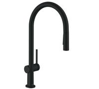 Hansgrohe M54 - Mitigeur d’évier Talis avec douchette extractible, sBox, noir mat 72801670