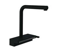 Hansgrohe M81 - Mitigeur d'évier Aquno Select 250 avec bec extractible, 2 jets, noir mat 73836670