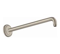 Hansgrohe AXOR Bras de douche Montreux 39 cm montage mural angle 90° nickel brossé 27348820