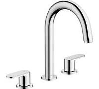 hansgrohe Mélangeur de lavabo 3 trous Vernis Blend 71553000 avec tirette garniture de vidange , chromé