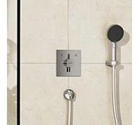 hansgrohe Mélangeur DuoTurn E 75417000 encastré, pour 2 Verbraucher , chromé