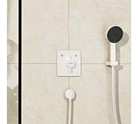 hansgrohe Mélangeur DuoTurn Q 75414700 encastré, pour 2 consommateurs, blanc mat