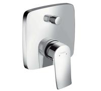 Hansgrohe Metris New - Mitigeur de baignoire encastré, chrome 31454000