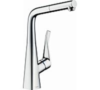 hansgrohe Metris Robinet de cuisine M71 320 14821000 chromé , bec pivotant et extractible
