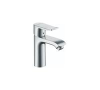 hansgrohe Metris Robinet de salle de bain moderne facile à installer, à 1 poignée et 1 trou, 17,8 cm de haut, en chrome, 31080001, S
