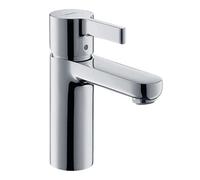 hansgrohe Metris S Mitigeur de lavabo 100, avec tirette et vidage, chromé, 31060000