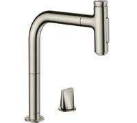 Hansgrohe Metris Select M71 mitigeur de cuisine sur pied acier inoxydable 73818800