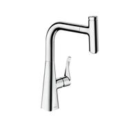 hansgrohe Metris Select 240 mélangeur de cuisine 14857000 chromé, orientable, bec coulissant